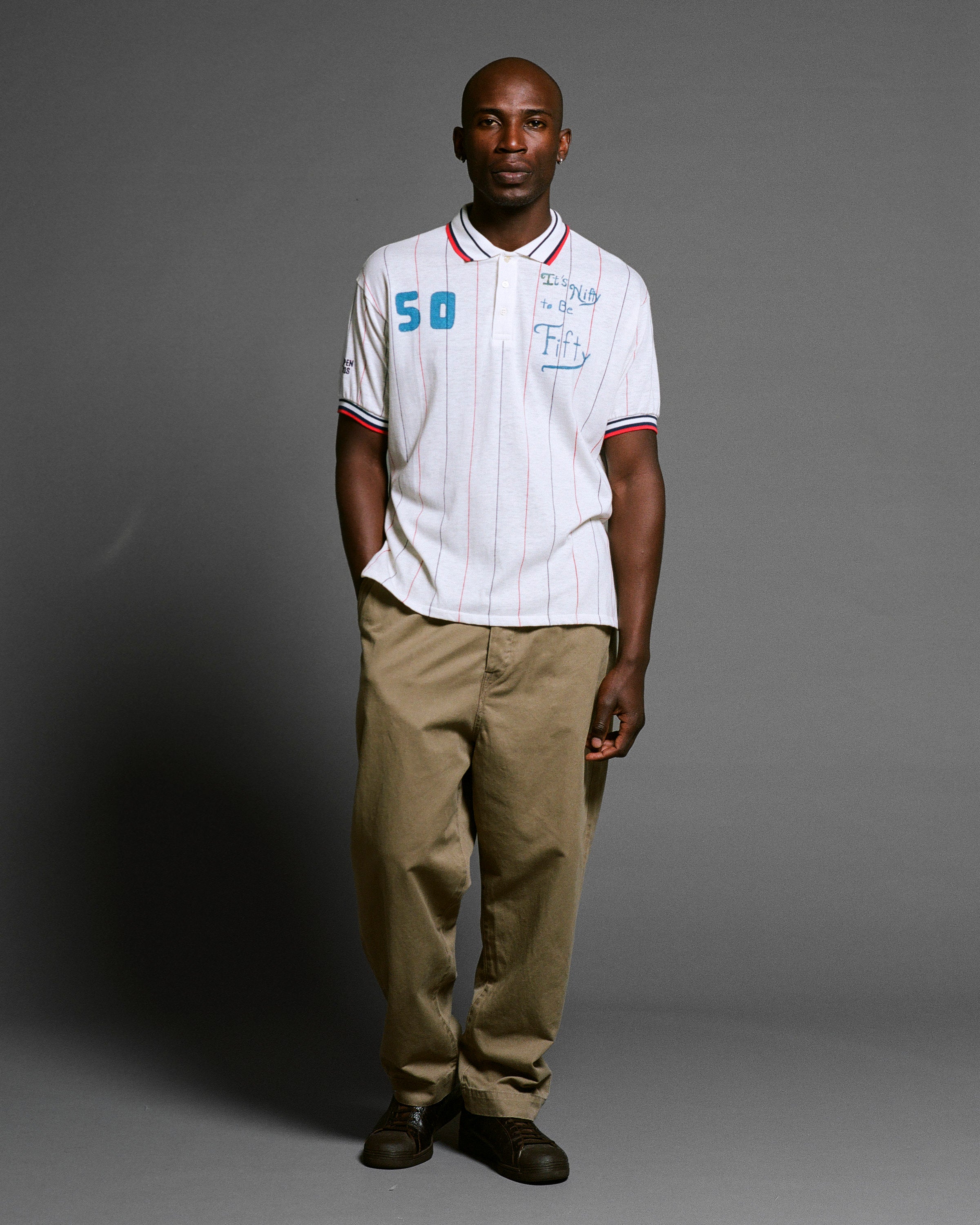 Hand Painted US Open Anniversary Polo