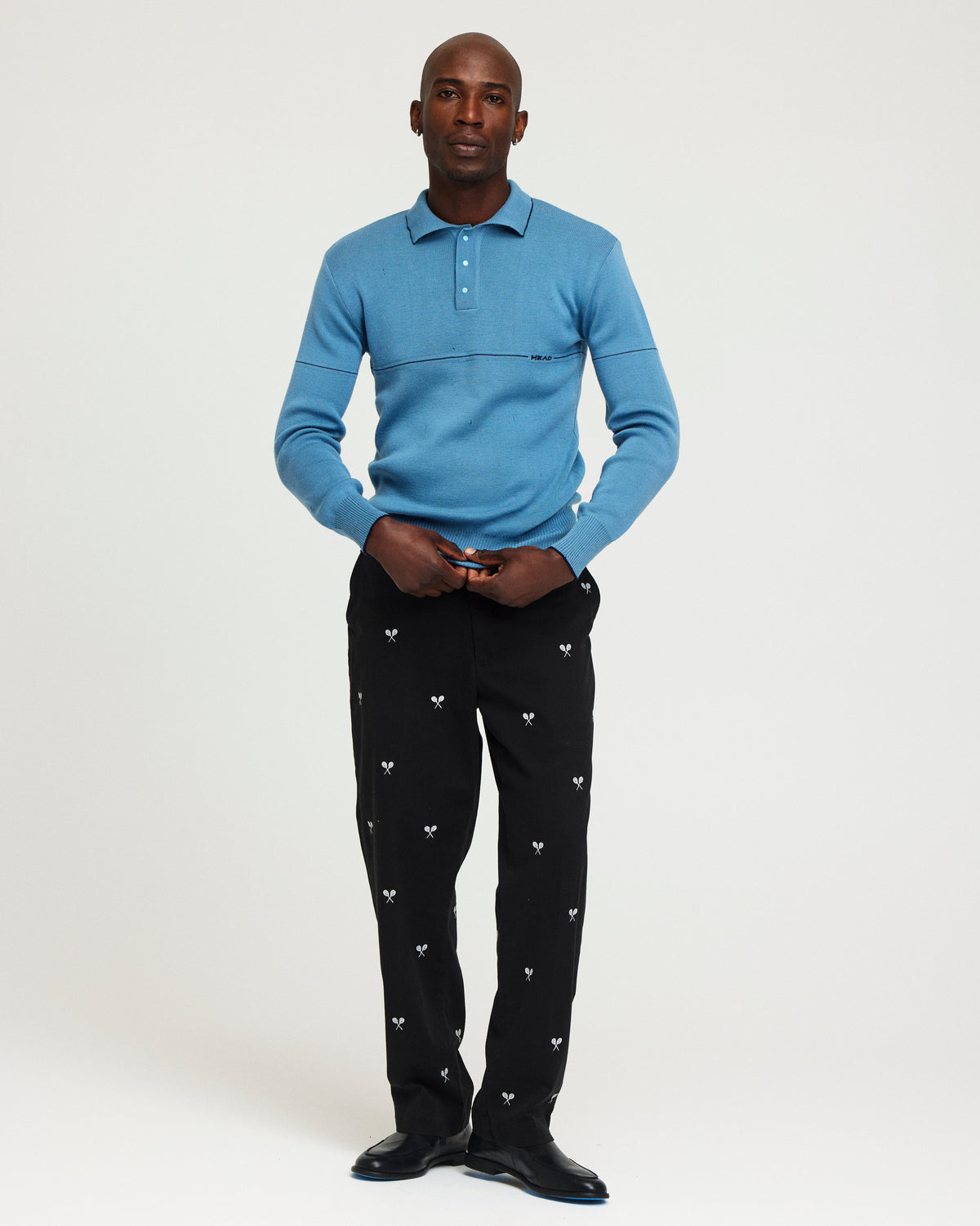 Head Long Sleeve Knit Polo