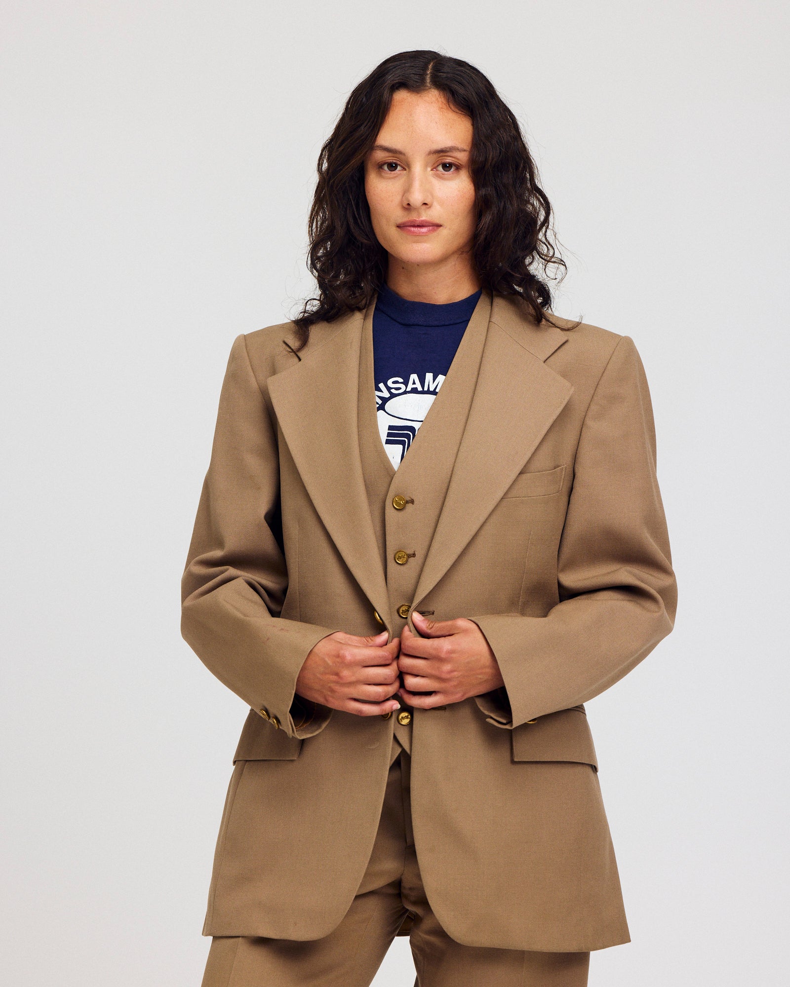 1970s Yves Saint Laurent Three Piece Suit