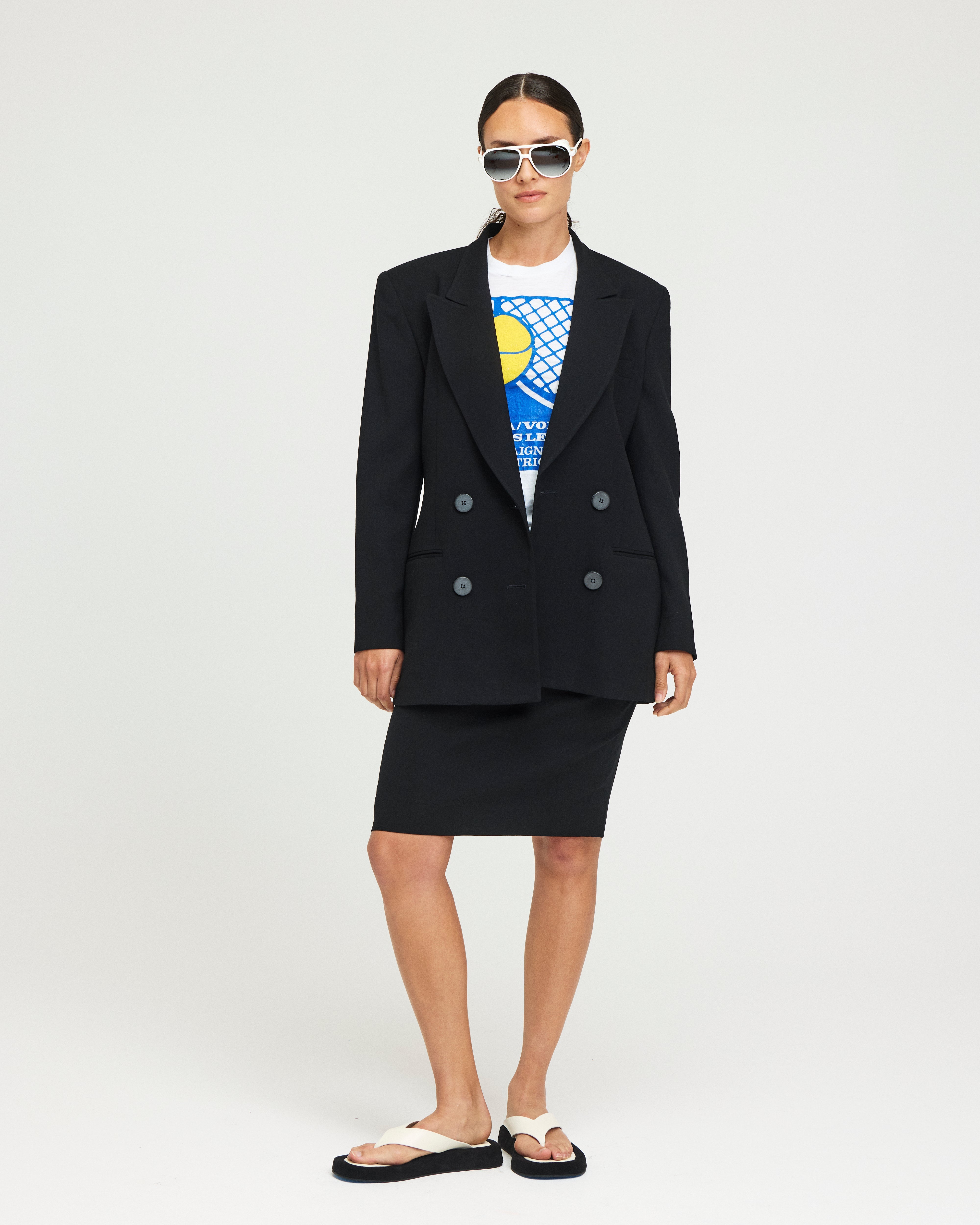 Double Breasted Dior Skirt Suit