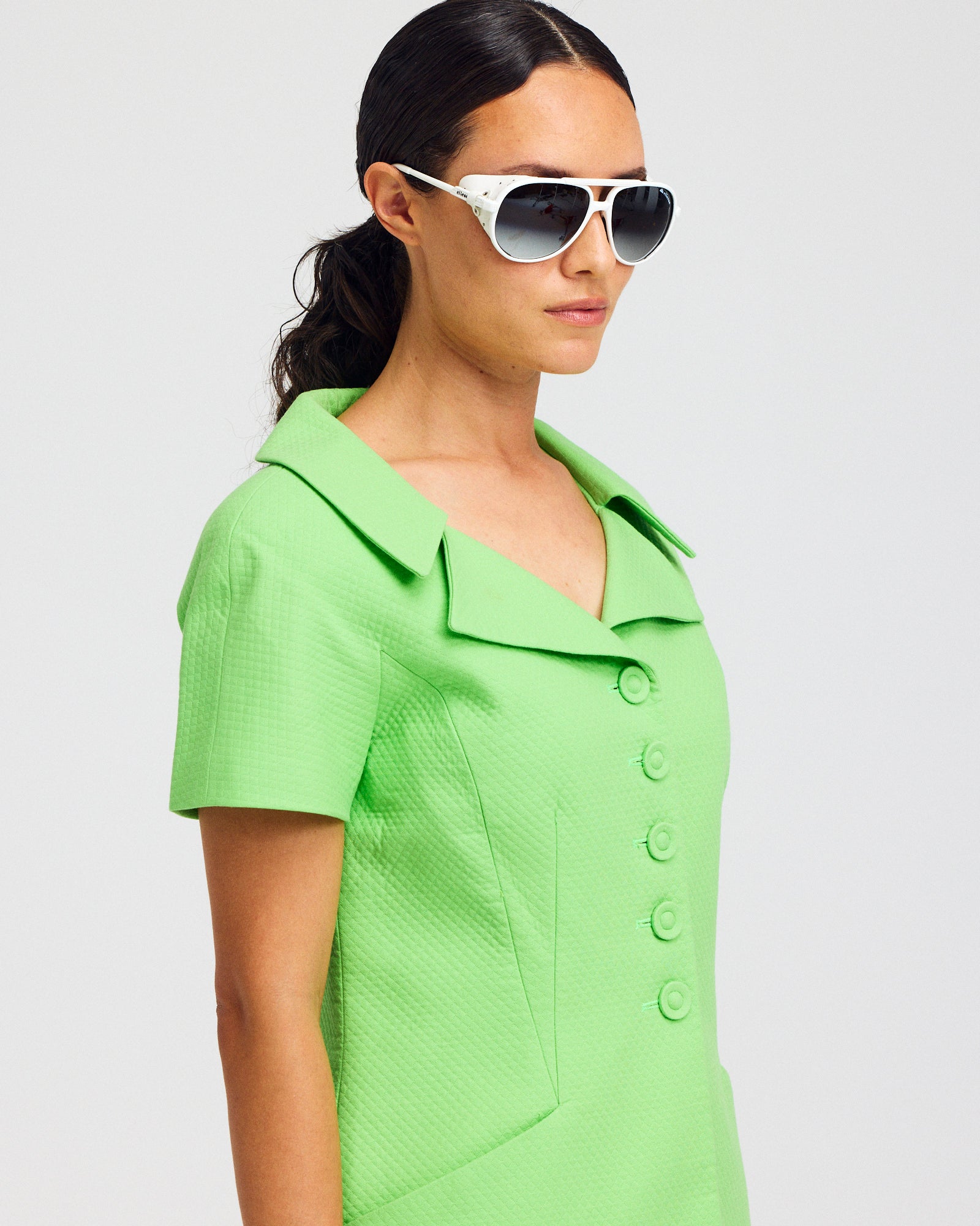 Vintage Christian Dior Short Sleeve Skirt Suit