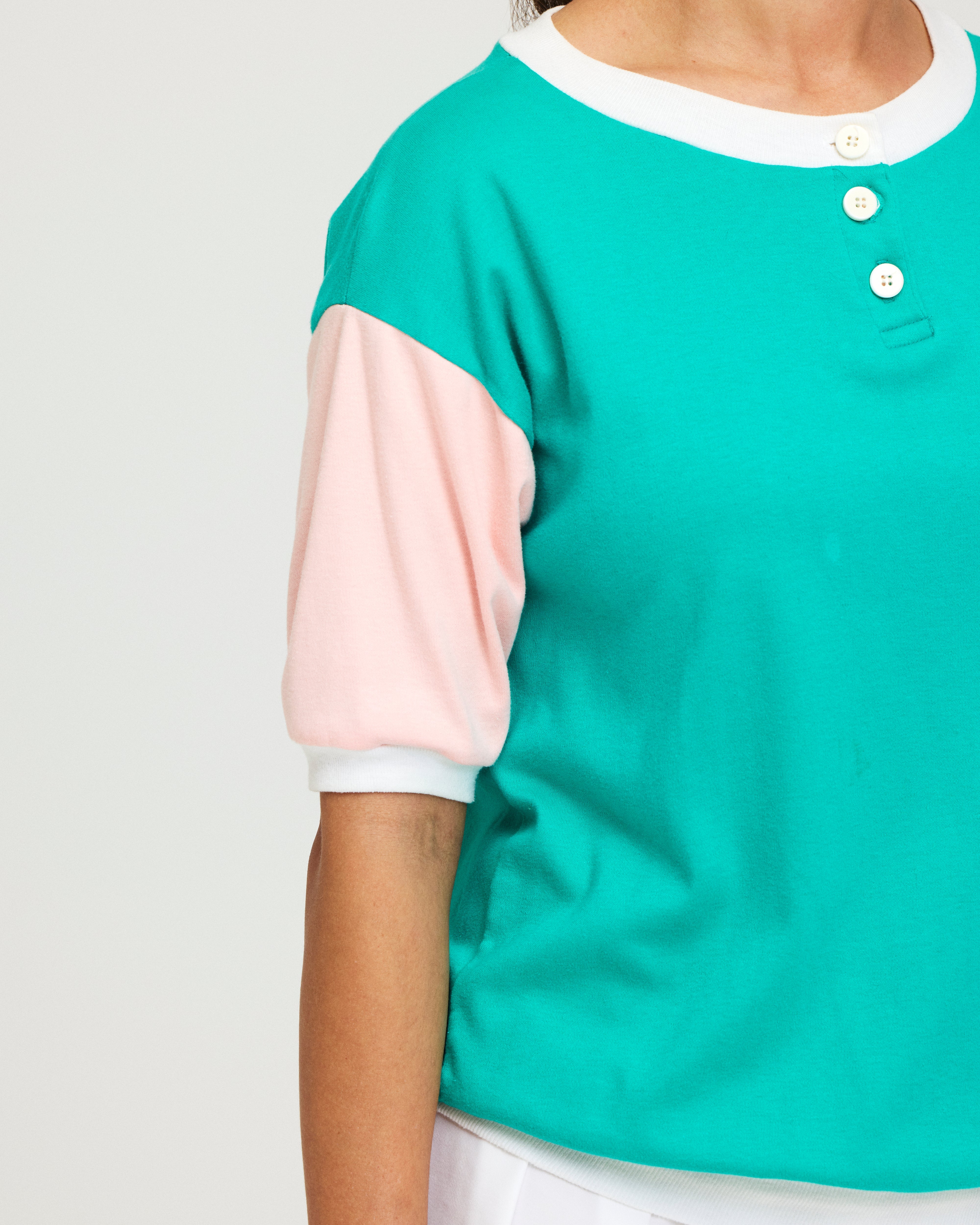 Oscar De La Renta Colorblock Tee