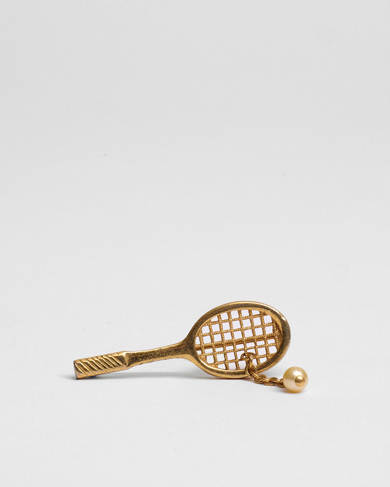 Vintage Tennis Racquet Lapel Pin