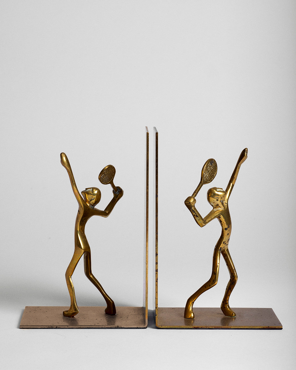 Vintage Brass Bookends