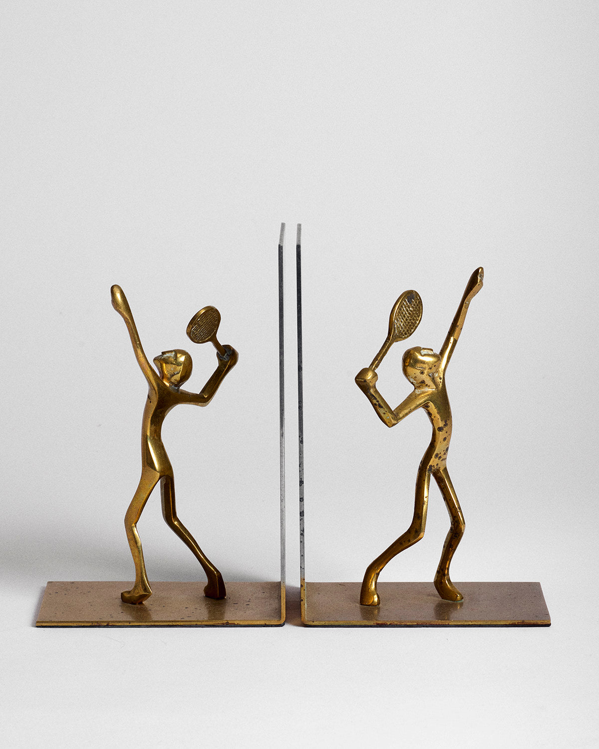 Vintage Brass Bookends