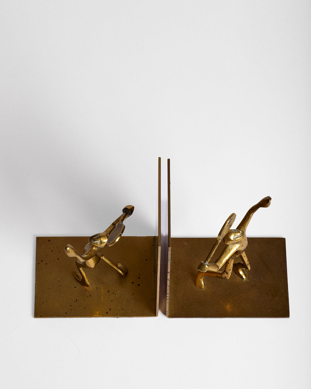Vintage Brass Bookends