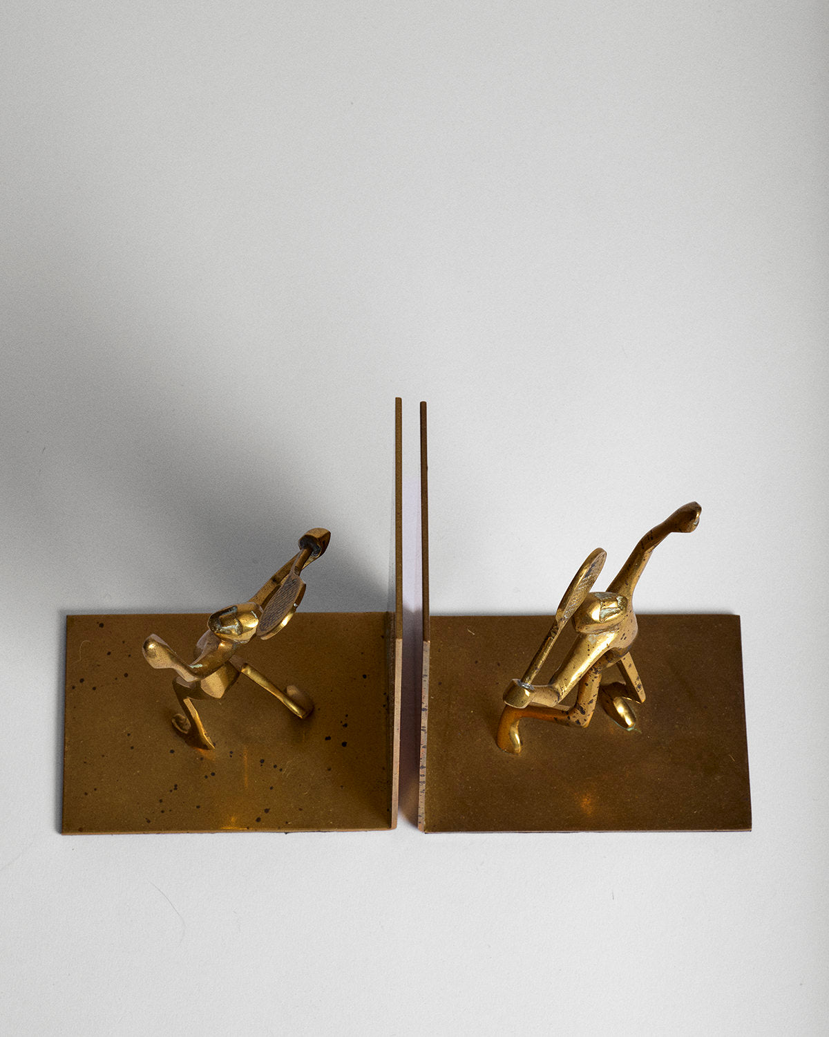 Vintage Brass Bookends