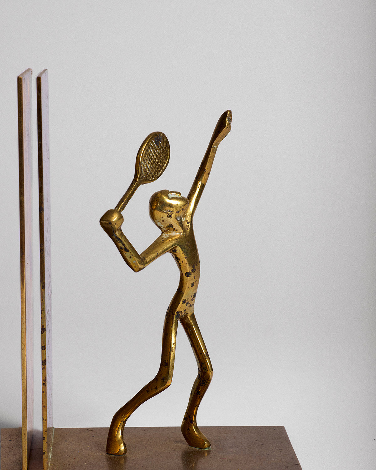 Vintage Brass Bookends