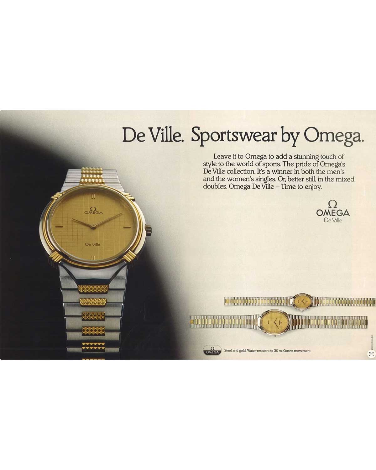 Vintage Omega De Ville Tennis Watch